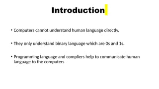 Understanding How Computers Interpret and Execute Programs | PPTX