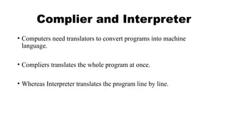 Understanding How Computers Interpret and Execute Programs | PPTX