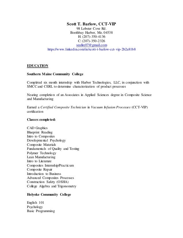 Resume T elegant resume template Scott T Barlow Cct Vip 98 Lobster Cove Rd Boothbay Harbor Resume T generic resumes dont work virtually any career coach or hr professional will tell you that to stand out from the piles of applications Scott T Barlow Cct Vip 98 Lobster Cove Rd Boothbay Harbor