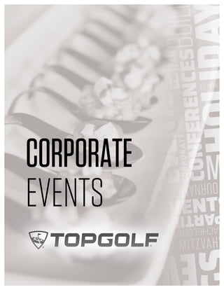  
CORPORATE
EVENTS
 