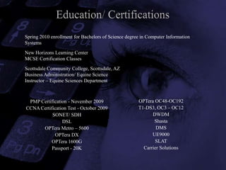 Optical Ring Installation