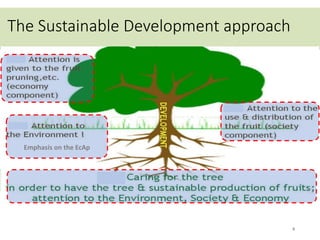 ΕSD
Attention to the
use and
distribution of
the fruit
(SOCIETY)
DEVELOPEMNT
ESD: Attention to the
Environment !
ΕSD
Attention is given to
the fruit:
pruning,etc.
(ECONOMY)
ΕSD: Caring for the tree
in order to have the tree & sustainable production of fruits
Attention to the Environment, Society & Economy
Emphasis on the EcAp
The Sustainable Development approach
8
 