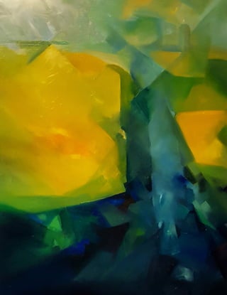 Fractured II Painting by S. Coulson Downes