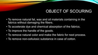 Scouring process | PPTX
