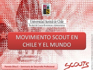 MOVIMIENTO SCOUT EN
            CHILE Y EL MUNDO


Pamela Oliva E – Seminario de Desarrollo Profesional
 