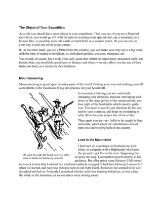 Scout Writing Scouting for boys | PDF