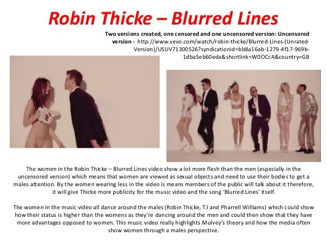 blurred lines vevo unrated version