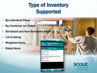 Scout Mobile WMS From DCT Mobile Solutions | PPTX