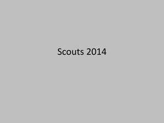 Scouts 2014 
 