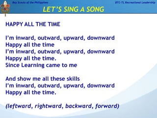 Scout songs23updated.BOY SCOUT OF THE PHILIPPINES | PPTX