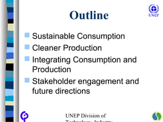 Integrating Sustainable Consumption & Production | PPT