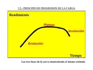 2.2.- PRINCIPIO DE PROGRESION DE LA CARGA
 