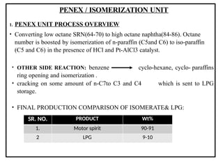 Iocl mathura presentation report summer. | PPTX
