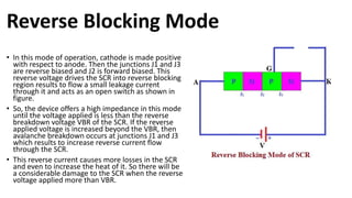 Silicon controlled rectifier | PPTX
