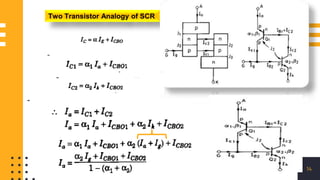 14
Two Transistor Analogy of SCR
 