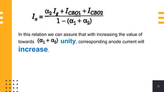 15
In this relation we can assure that with increasing the value of
towards unity, corresponding anode current will
increase.
 