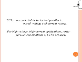 SCR Silicon controlled rectifierSilicon controlled rectifier | PPT