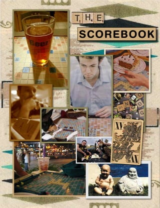 Scrabble scorebook cover