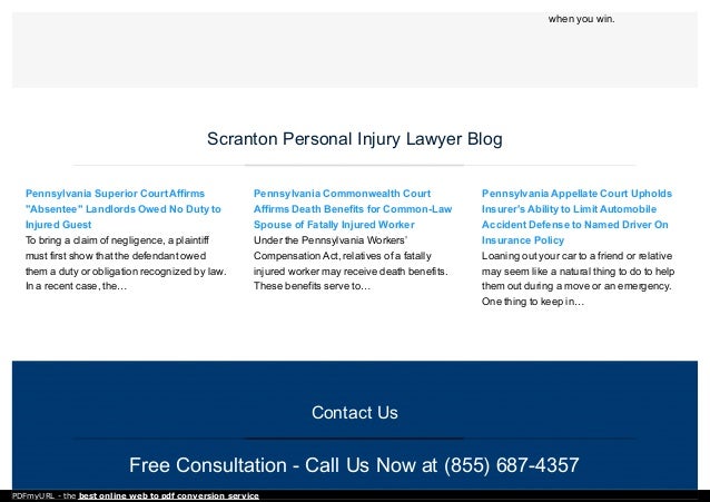 Scranton injury lawyer