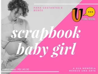 Scrapbook baby girl