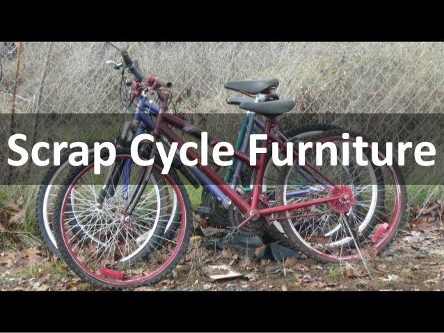 Recycled Bicycle Furniture