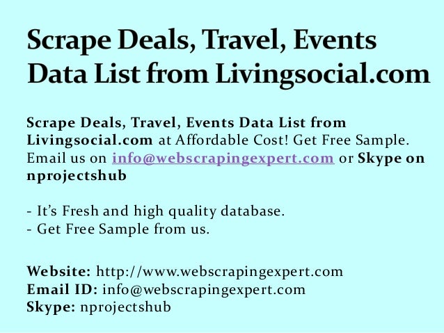 scrape deals travel events data list from livingsocial com