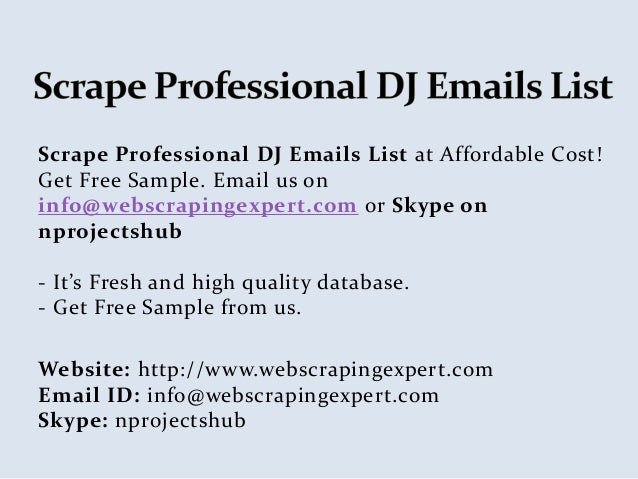 list of emails