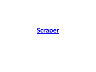 Scraper
 