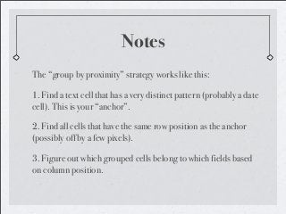 Scraping from the Web: An Overview That Does Not Contain Too Much Cussing