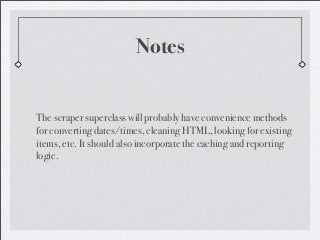 Scraping from the Web: An Overview That Does Not Contain Too Much Cussing