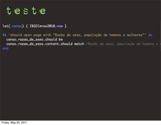 teste




Friday, May 20, 2011
 