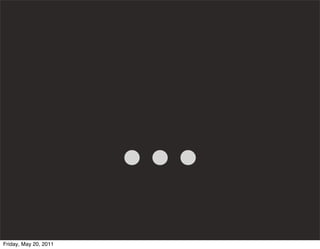 ...
Friday, May 20, 2011
 