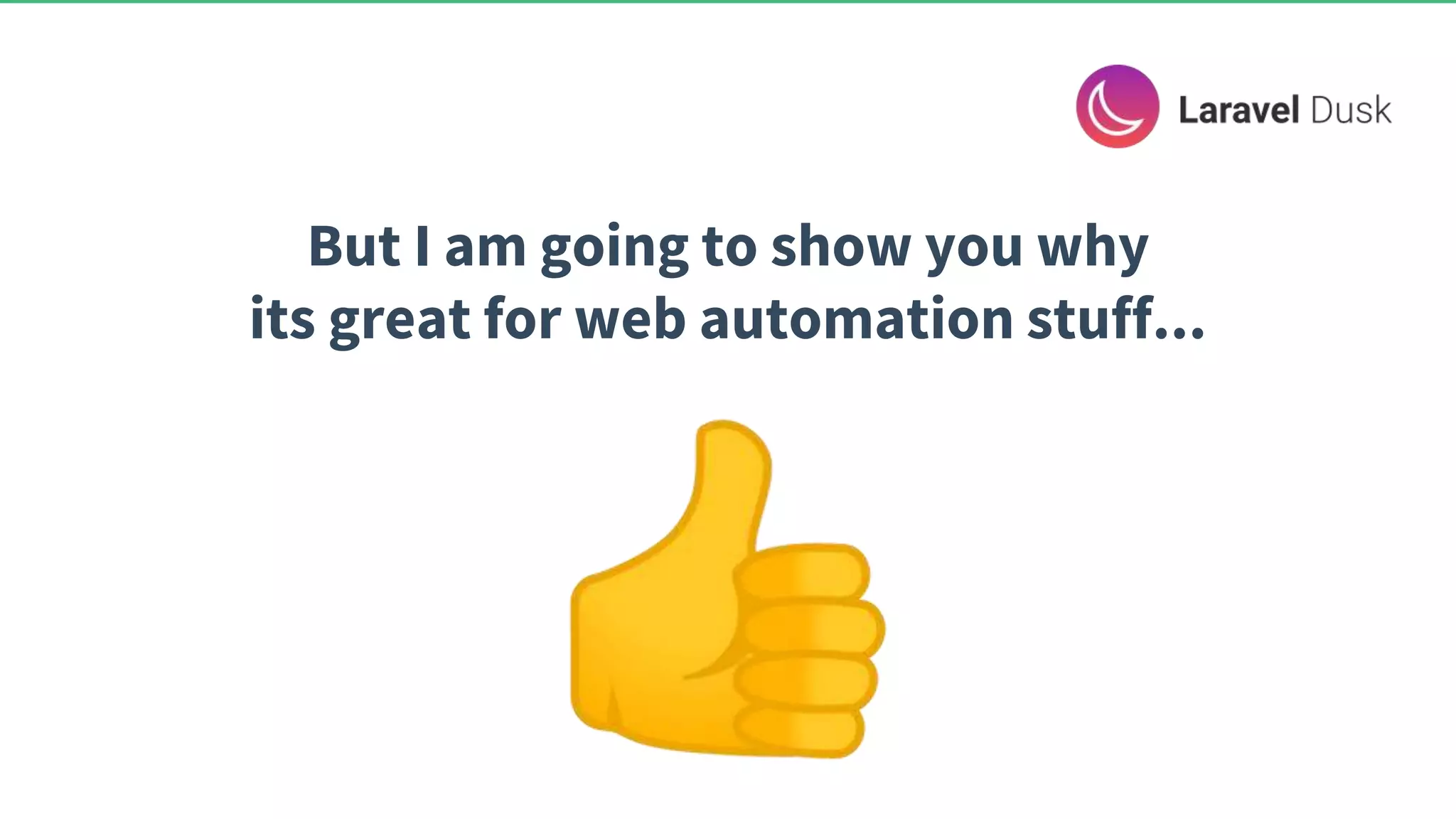 But I am going to show you why its great for web automation stuff... 