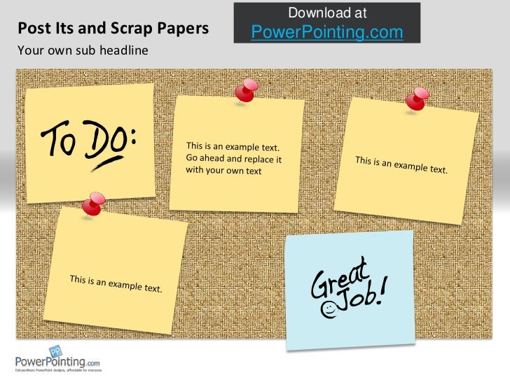 Powerpoint Postits Notes