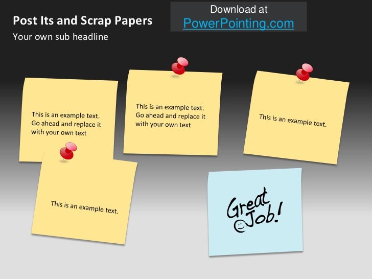Powerpoint Postits Notes