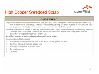 Scrap Requirements Scrap Specifications | PPT