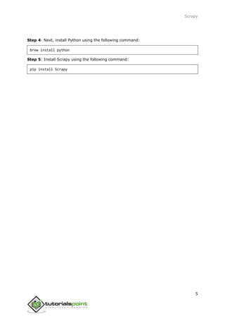 Scrapy tutorial | PDF
