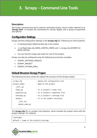 Scrapy tutorial | PDF