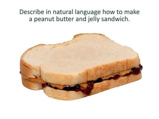 Check out “Programming with Natural Language Is Actually Going to Work” by
Stephen Wolfram. http://goo.gl/EEKnWd
 