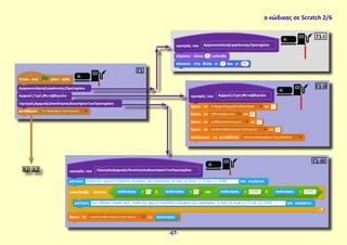 Γ1
Β2 Δ2
ο κώδικας σε Scratch 2/6
Γ1-III
Γ1-II
Γ1-I
-67-
 