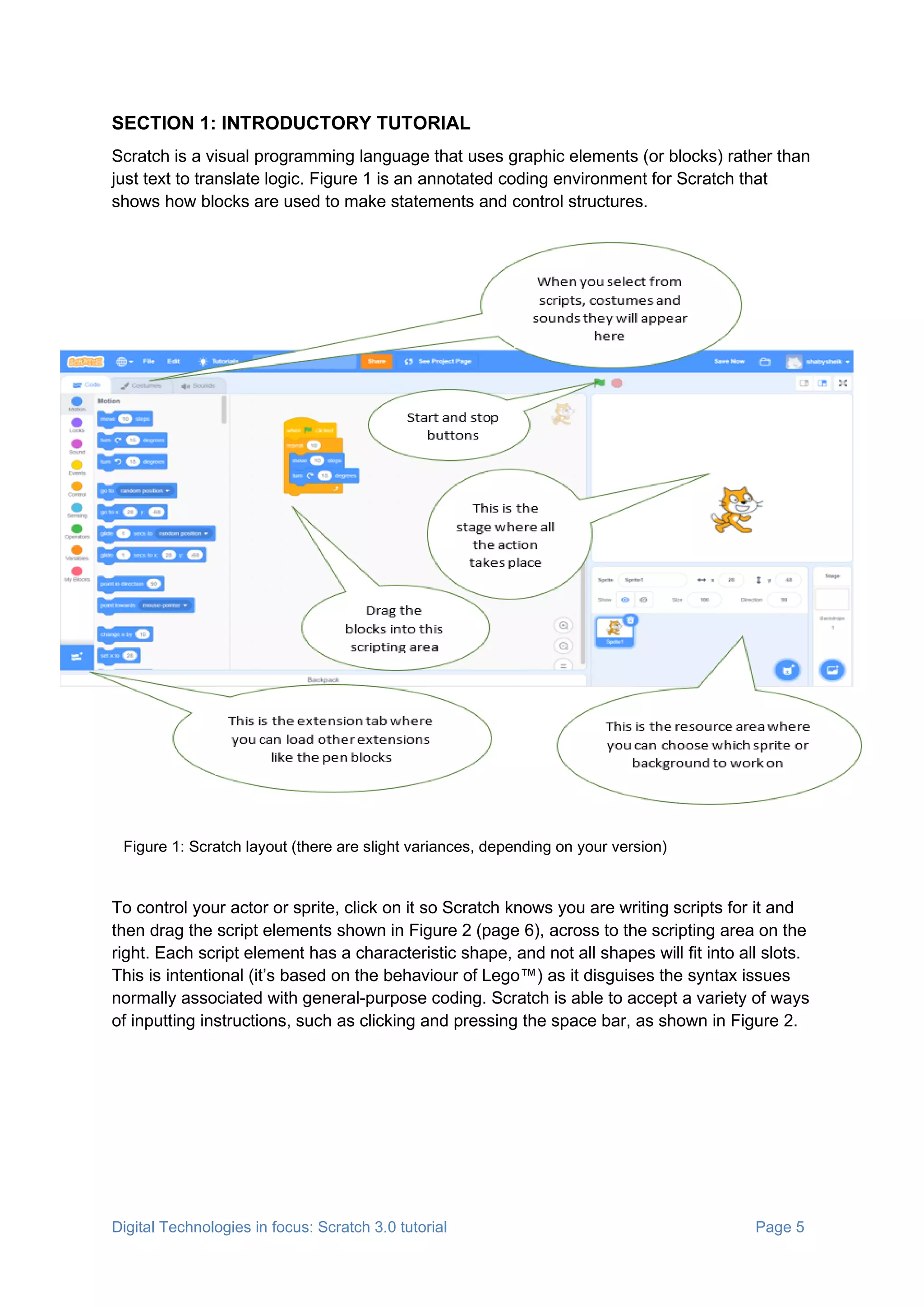 scratch-3-tutorial.pdf | Programming Languages | Computing