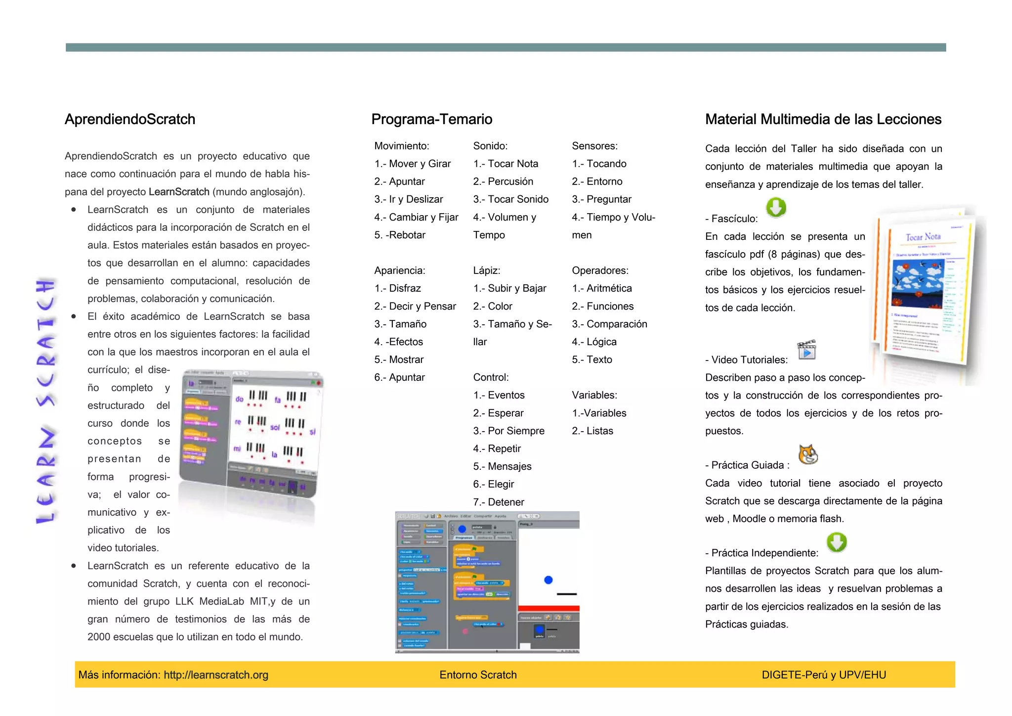 Tutorial de Scratch Completo | PDF