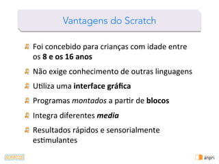 !
! Raciocínio	
  lógico	
  
! Abstracção	
  
! Análise	
  de	
  problemas	
  
! Abordagem	
  sistémica	
  
! Superﬁcialidade	
  
! Compe2dores	
  externos	
  (contextos	
  hiper	
  es(mulantes)	
  
!  Tempo	
  e	
  dedicação	
  
Ensino da programação: obstáculos
 