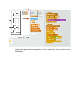2. Veja que ela aparece do lado esquerdo, arraste‐a para o lado direito para ficar mais
organizado.
 