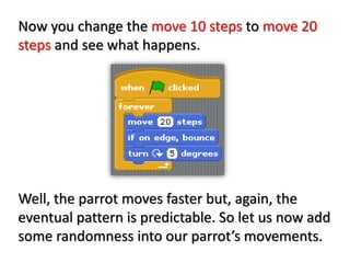 Scratch parrot shoot game | PPTX
