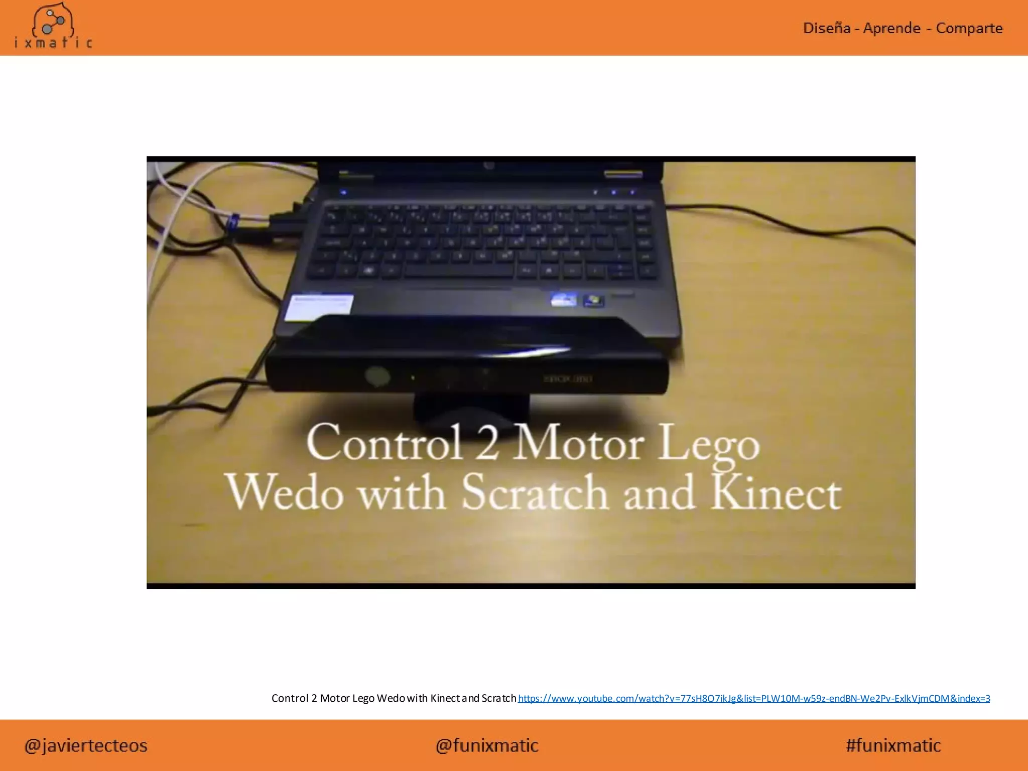 Control 2 Motor Lego Wedowith Kinectand Scratchhttps://www.youtube.com/watch?v=77sH8O7ikJg&list=PLW10M-w59z-endBN-We2Pv-ExlkVjmCDM&index=3
 