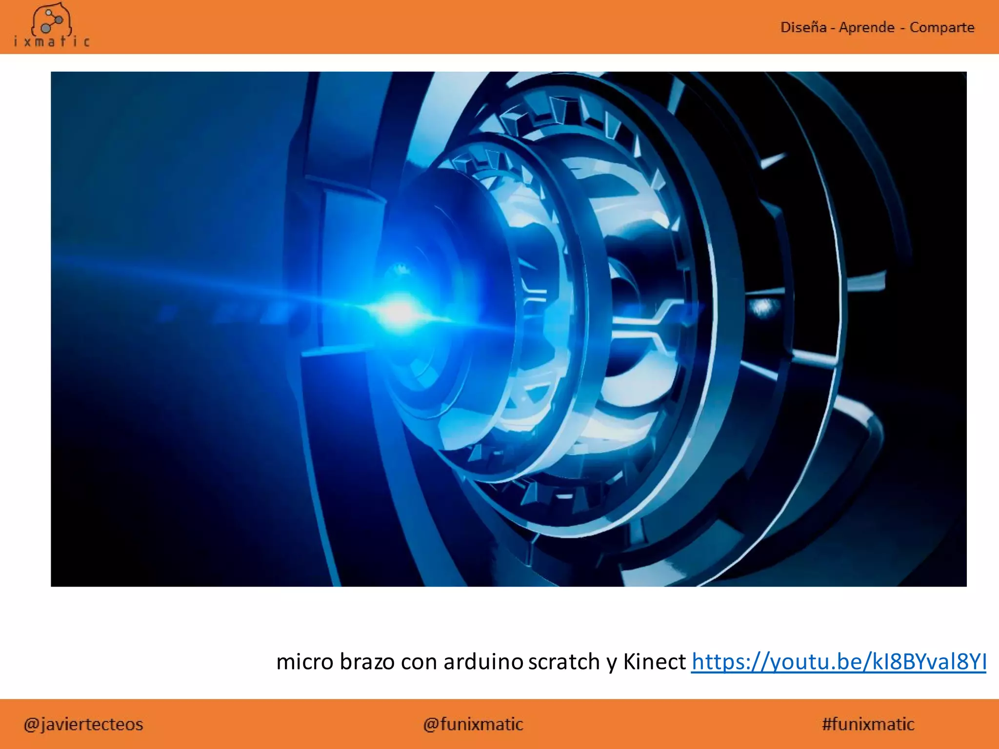 micro brazo con arduino scratch y Kinect https://youtu.be/kI8BYval8YI
 