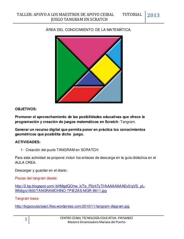 tangram para armar
