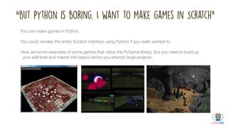 Looking at how Scratch and Python compare | PDF | Programming Languages ...