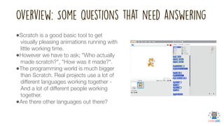 Looking at how Scratch and Python compare | PPT